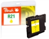 Peach Ink Cartridge yellow compatible with  Ricoh GC21Y, 405535
