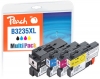 Peach Spar Pack Tintenpatronen kompatibel zu  Brother LC-3235XLVALP
