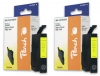 318747 - Peach Twin cartouche d'encre jaune, compatible avec T0334Y*2, C13T03344010 Epson