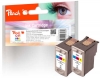 318787 - Peach dvigubas paketas, spausdinimo galvutė, spalvota, suderinamas su CL-41C*2, 0617B001 Canon