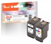 321029 - Peach Combi Pack compatible avec PG-560BK, CL-561C, 3713C006 Canon